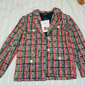 Chanel 36 size, green multi color